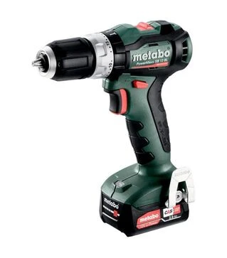 Дриль-шуруповерт ударний акумуляторний Metabo PowerMaxx SB 12 BL, кейс (601046500)
