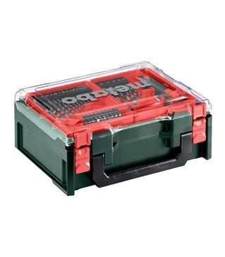 Дрель-шуруповерт ударная аккумуляторная Metabo PowerMaxx SB Basic + набор аксессуаров (600385710)