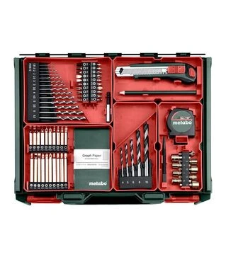 Дриль-шуруповерт акумуляторний Metabo BS 18 L + набір аксесуарів, кейс (614051710)