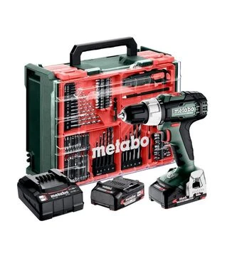 Дриль-шуруповерт ударний акумуляторний Metabo SB 18 L + набір аксесуарів, кейс (614053710)