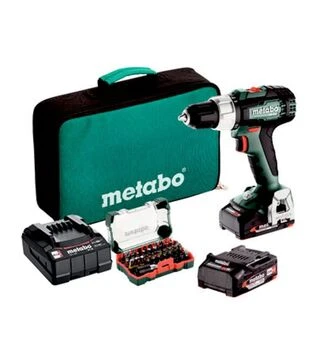 Дриль-шуруповерт ударний акумуляторний Metabo SB 18 L, сумка (614053900)