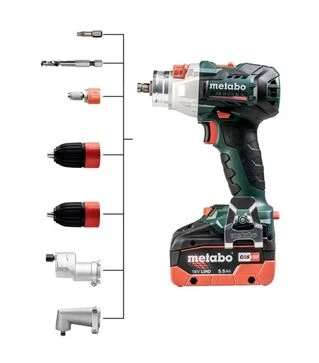 Дриль різьбонарізний акумуляторний Metabo GB 18 LTX BL Q I, 18 В, без АКБ та ЗП (602362850)