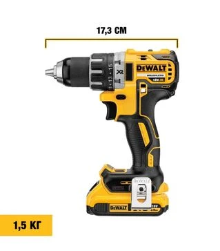 Дриль-шуруповерт акумуляторний DeWALT DCD791NT без АКБ та ЗП, в кейсі