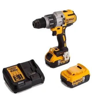 Дрель-шуруповерт ударная аккумуляторная DeWALT DCD805E1T в кейсе TSTAK