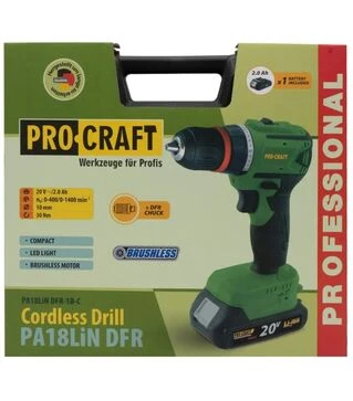 Шуруповерт аккумуляторный Procraft PA-18LiN DFR (001813)