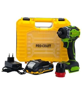 Шуруповерт аккумуляторный Procraft PA-18 PRO DFR (001817)