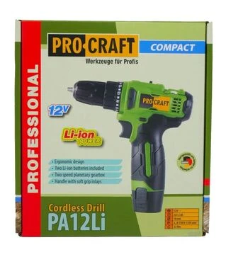 Шуруповерт акумуляторний Procraft PA-12Li compact (001231)