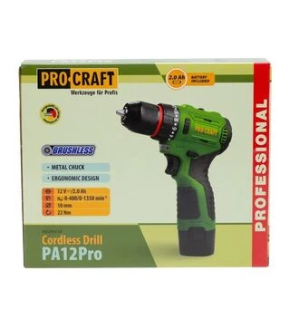Шуруповерт акумуляторний Procraft PA-12 PRO (000129)