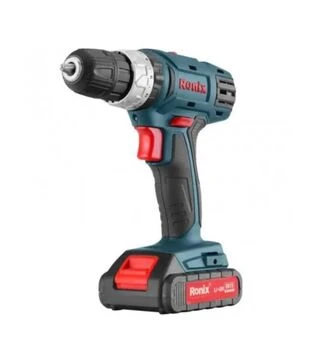 Шуруповерт акумуляторний Ronix, набір 53 предмети (RS-8018)
