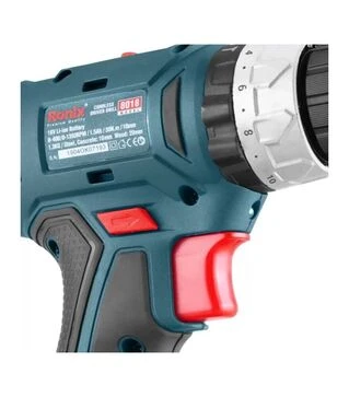 Шуруповерт акумуляторний Ronix, набір 53 предмети (RS-8018)