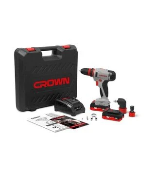 Шурупокрут-дриль акумуляторний CROWN CT21082HQ-2 BMC, 14,4В (CT21082HQ-2 BMC)