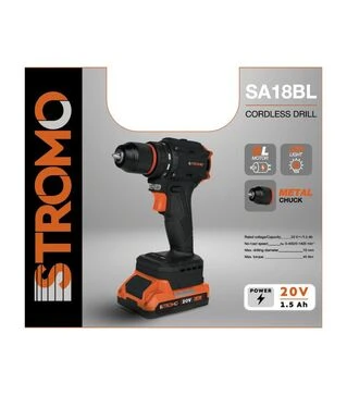 Шуруповерт аккумуляторный Stromo SA-18BL (300181)