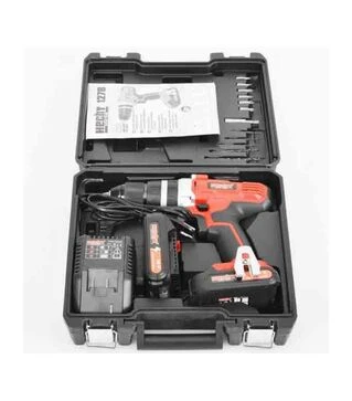 Шурупокрут ударний акумуляторний HECHT 1278, в кейсі