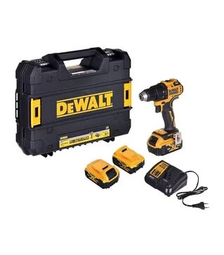 Дрель-шуруповерт аккумуляторный DeWALT DCD708P3T, XR Li-Ion 18 В, 5 Агод, в кейсе