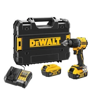 Дриль-шурупокрут ударний акумуляторний DeWALT DCD799P2T, XR Li-Ion 18 В, 5 Агод, в кейсі
