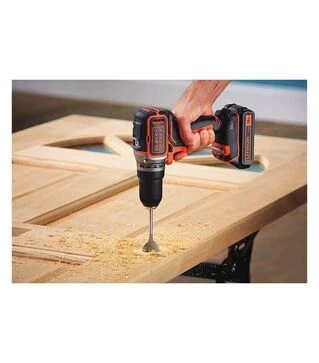 Дрель-шуруповерт аккумуляторный BLACK+DECKER BL186KB, 18 В, 1,5 Агод, в кейсе