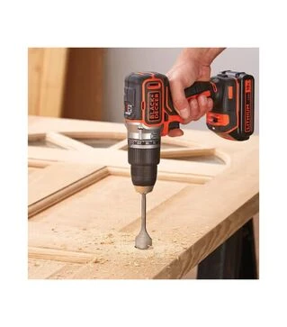 Дриль-шурупокрут ударний акумуляторний BLACK+DECKER BL188KB, 18 В, 1,5 Агод, в кейсі