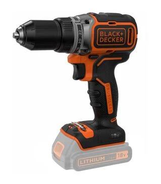 Дрель-шуруповерт аккумуляторный BLACK+DECKER BL186N, 18 В, без АКБ и ЗП
