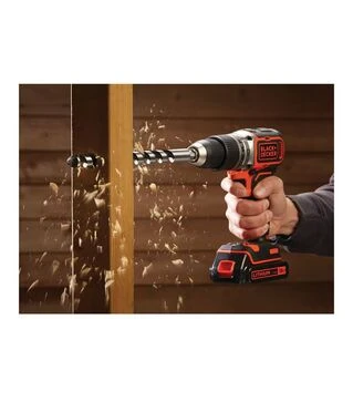 Дриль-шурупокрут ударний акумуляторний BLACK+DECKER BL188N, 18 В, без АКБ та ЗП