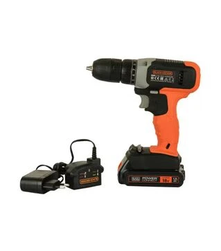 Дрель-шуруповерт аккумуляторный BLACK+DECKER BCD001C1, 18 В, 1,5 Агод