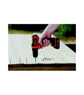 Дрель-шуруповерт аккумуляторный BLACK+DECKER BDCDD12, 10,8 В, 1,5 Агод
