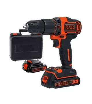 Дриль-шурупокрут ударний акумуляторний BLACK+DECKER BDCHD18KB, 18 В, 1,5 Агод