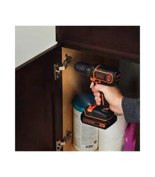Дрель-шуруповерт аккумуляторный BLACK+DECKER BDCDC18B, 18 В, 1,5 Агод