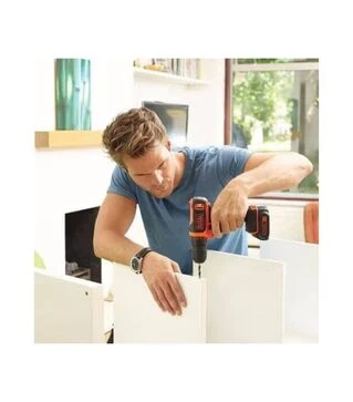 Дрель-шуруповерт аккумуляторный BLACK+DECKER BDCDD12KB, 10,8 В, 1,5 Агод