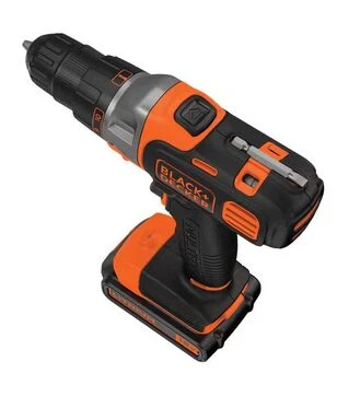 Шуруповерт многофункциональный аккумуляторный BLACK+DECKER MT218KB, безударный, 18 В, 1,5 А*ч