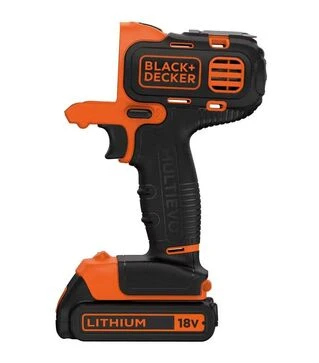 Шуруповерт многофункциональный аккумуляторный BLACK+DECKER MT218KB, безударный, 18 В, 1,5 А*ч