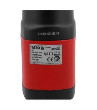 Гайковерт ударний пневматичний YATO YT-09546, квадрат 1/2", 6,5 Бар, 180 л/хв