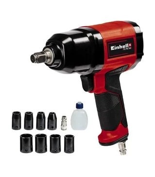Гайковерт пневматичний Einhell TC-PW 340, 6,3 бар, 198 л/хв (4138950)