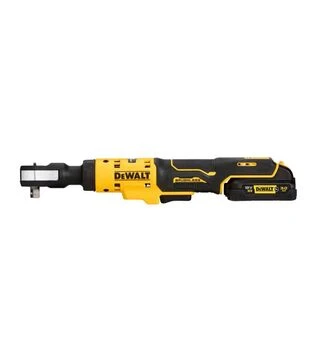 Трещоточный гайковерт угловой аккумуляторный DeWALT DCF503L1G, 12 В, 81 Нм, 3/8"