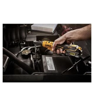 Трещоточный гайковерт угловой аккумуляторный DeWALT DCF500L2G, 12 В, 75 Нм