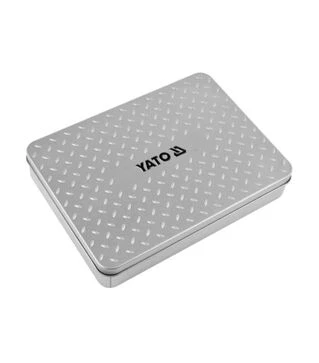 Електровикрутка акумуляторна YATO YT-27930, HEX-1/4", з набором біт, в кейсі