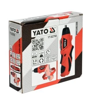 Електровикрутка акумуляторна YATO YT-82760 зі змінним корпусом
