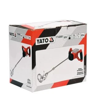 Міксер будівельний акумуляторний YATO YT-82881, 18 В, М14, без АКБ та ЗП