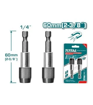 Тримач біт магнітний TOTAL TAC462601, 60 мм (TAC462601)