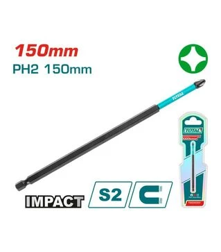 Набір біт TOTAL TACIM71PH2150, PH2, 150 мм (TACIM71PH2150)