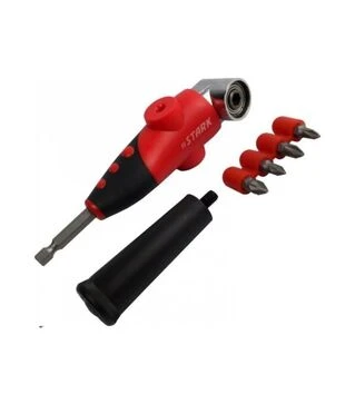 Насадка-удлинитель угловая STARK для шуруповерта, 1/4", с набором бит (502301015)