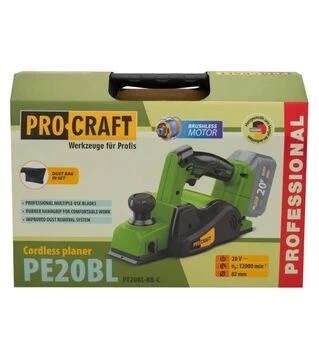 Електрорубанок акумуляторний Procraft PE-20BL без АКБ та ЗП (030257)