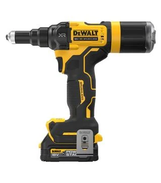Заклепувальний пістолет акумуляторний DeWALT DCF403E1GT, XR PowerStack GFN 18 В, 1,7 А*год, 10 кН