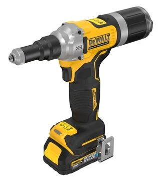 Заклепувальний пістолет акумуляторний DeWALT DCF414E2GT, XR PowerStack GFN 18 В, 1,7 А*год, 20 кН