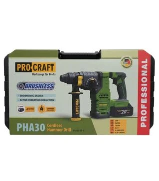 Перфоратор акумуляторний Procraft PHA-30 в кейсі (030034)
