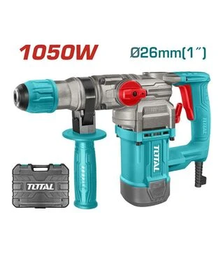 Перфоратор TOTAL TH110266 SDS-Plus, 1050 Вт, 0&ndash;1100 об/хв, 4.5 Дж, 0-3800 уд/хв (TH110266)