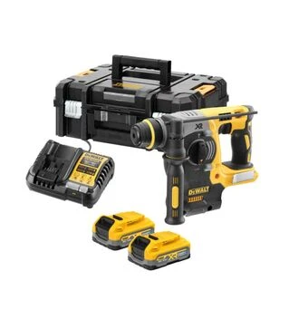Перфоратор аккумуляторный DeWALT DCH273S2T, SDS-Plus, PowerStack 18 В 3,5 А*ч, в кейсе