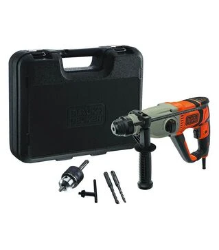 Перфоратор BLACK+DECKER BEHS02K, SDS-Plus, 800 Вт, в кейсе