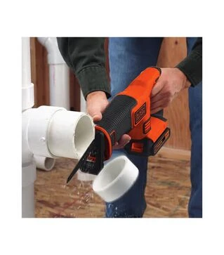 Пила сабельная аккумуляторная BLACK+DECKER BDCR18N, 18 В, без АКБ и ЗП