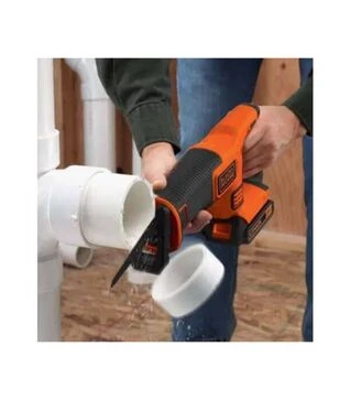 Пила сабельная аккумуляторная BLACK+DECKER BDCR18, 18 В, 1,5 А*ч