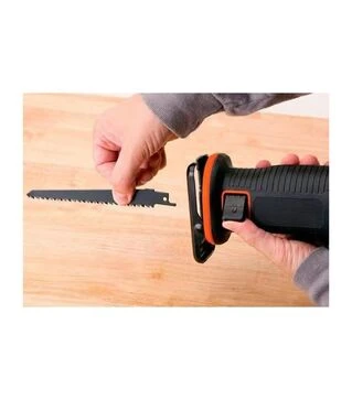 Пила сабельная аккумуляторная BLACK+DECKER BDCR18E1, 18 В, 2,5 А*ч